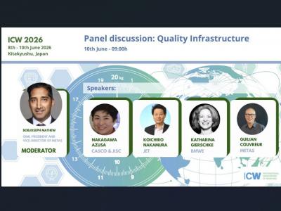 Panel Discussion at ICW 2026: Quality Infrastructure