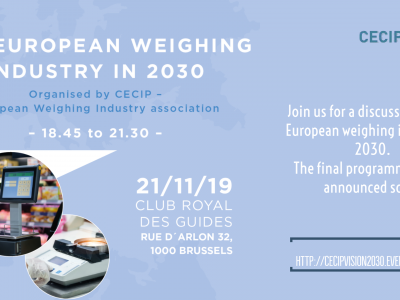 Un evento CECIP: L’industria europea della pesatura nel 2030